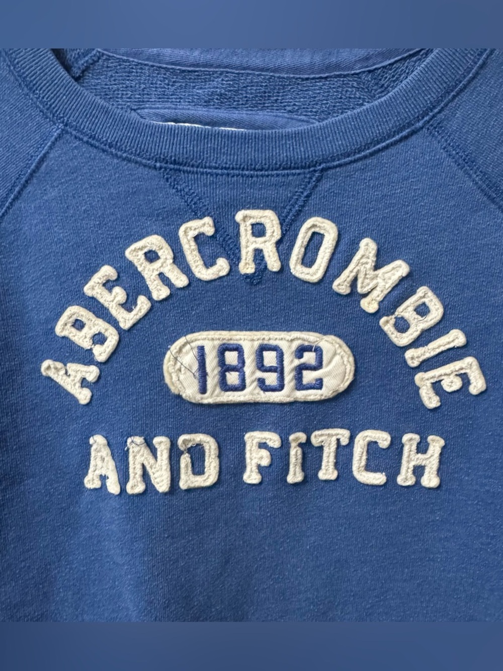 Abercrombie & Fitch Women's Blue Crewneck Sweatshirt XS - Picture 3 of 8